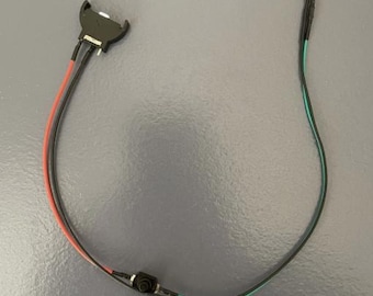 Prewired Single LED Light Assembly with on/off Switch & 3 Volt Battery Connector