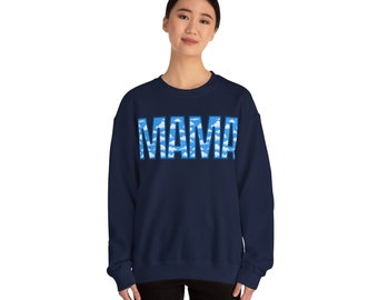 MAMA Clouds Crewneck Sweatshirt - Comfy Mother's Day Apparel