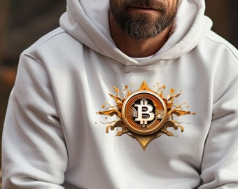 Bitcoin Hoodie , Bitcoin Gift, BTC, Cryptocurrency Hoodie, Crypto Hoodie, BTC Hoodie, Large sizes available