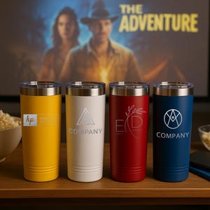 Personalized Skinny Tumbler, 22oz Tumbler, Custom Company Tumbler, Engraved Tumbler, Gift For Her, Personalized Gift, Gift For Him, Tumblers