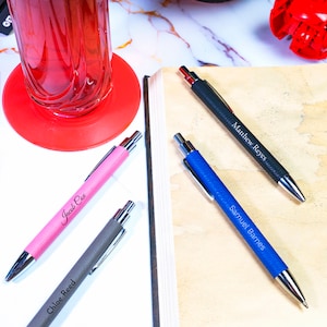 Personalized Leather Pen, Custom Name Pen, Engraved Pen, Personalized Pen, Leather Pen,  Monogrammed Pen, Gift For Boss, Office Supplies
