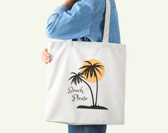 Beach Please Tote Bag, Beach Vacation Totes, Vacay Tote Bag, Summer Bag, Beach Trip Bag, Girls Trip Bag, Beach Party Totes, Vacation Bag