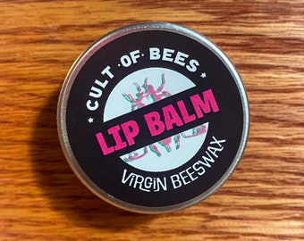 Artisanal Lip Balm by Cult of Bees – Virgin Beeswax Formula - Where Hive Meets Human - Ethically and Responsibly Harvested in the USA.