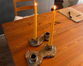 Curvy Candlestick Holders