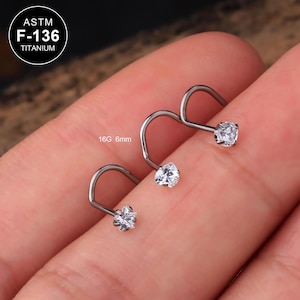 3PCS 20G Titanium Nose Stud/Tiny Nose Stud/Nose Piercing/Nostril Jewelry/Nostril piercing/Nostril ring/Minimalist Earring/Nose Jewelry/Gift