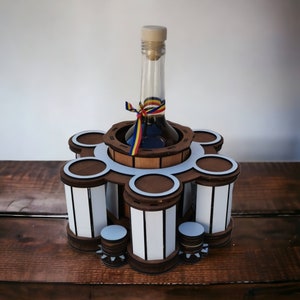 Dispenser per 6 shot con bottiglia 2