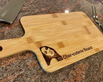 Cher-Cuterie bamboo cutting board