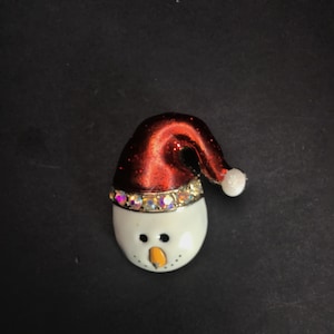 Vintage Snowman Pin Brooch