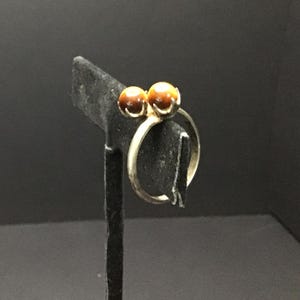 Sterling Silver Tigers eye ring