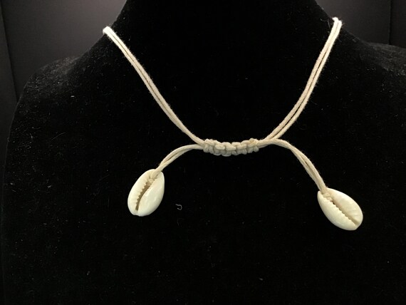Vintage Adjustable Shell Necklace - image 2