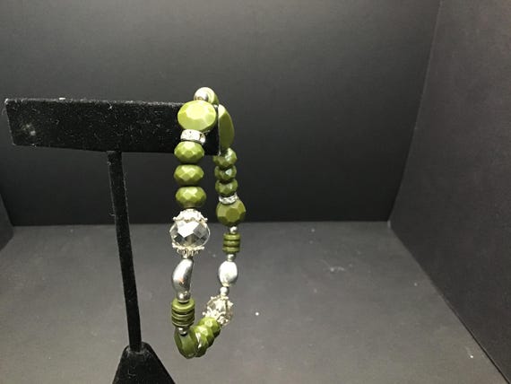 Two Vintage Stretch Bracelets - image 1