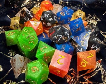 Custom Resin Dice Set