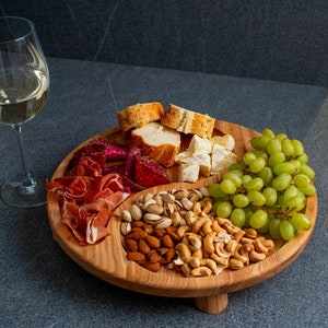 Holz Snack Platte Käse Brett Set Charcuterie Utensilien Servier Obstplatte Benutzerdefinierte Tischdekoration Küche Accessoires Housewarming Geschenk