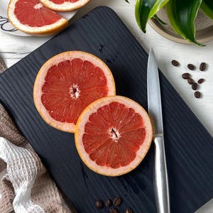 Yakisugi Black Cutting Board, Japanese Chopping Board, Oak Charcuterie Board, Asian Style Kitchenware