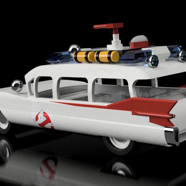 Ecto-1 (Hurse Car) Ghostbusters STL Files for 3D Printing