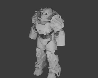 T-60 Power Armor STL Files for 3D Printing