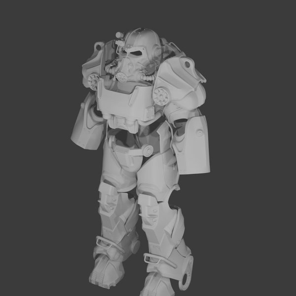 Archivos STL de Power Armor T-60 para impresión 3D