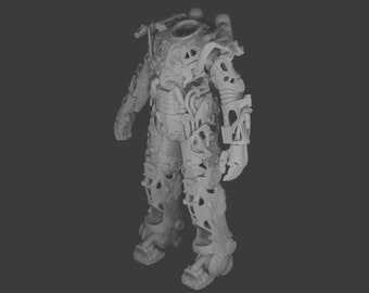 Power Armor Frame / Chassis STL Files for 3D Printing