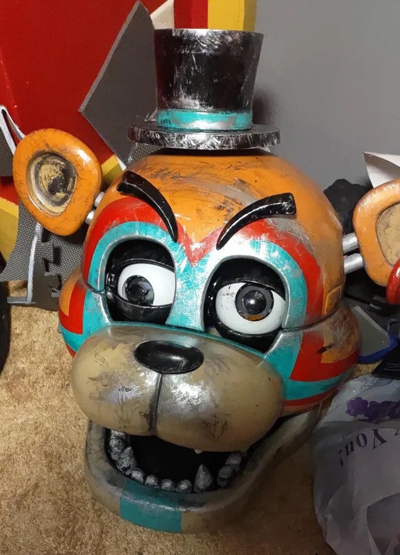 Glamrock Freddy Five Nights at Freddy's Security Breach Cosplay / Furry ...