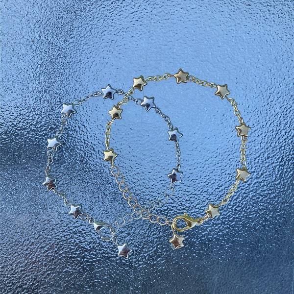 Gold/Silver Star bracelet