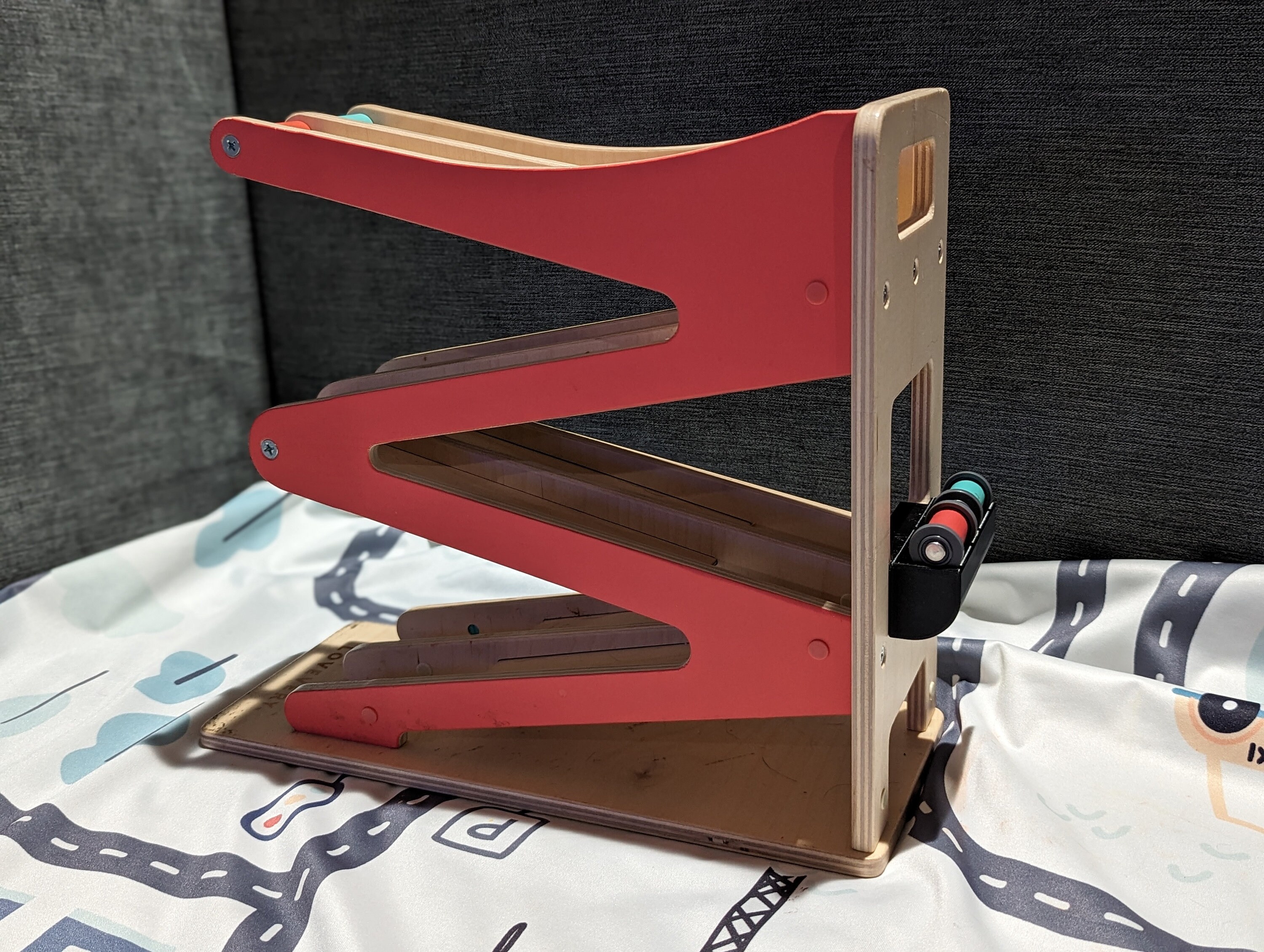 Car Holder for Lovevery Race and Chase Ramp- New Car Design Compatible ...