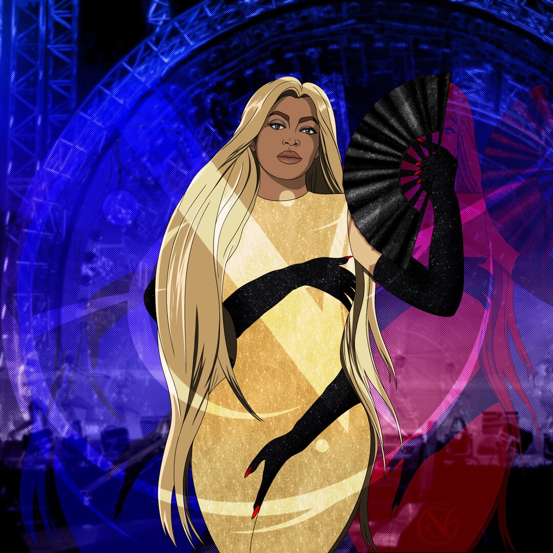 Renaissance: Heated Gold beyhive Fan-art Beyonce Art Beyonce Wall Art ...