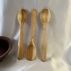Handmade Cherry Wood Spoon, Wooden Cooking Spoon, Eco-Friendly Kitchen Utensil, Rustic Serving Spoon, Gift for Chefs & Home Cooks