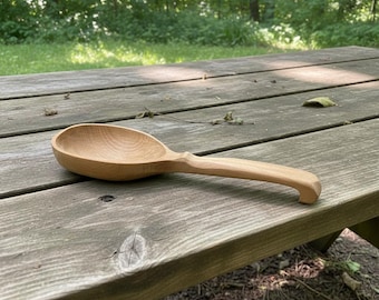 Louche de sauna en bois faite main, pelle de bain en bois de hêtre, accessoire de sauna à long manche, outil de contrôle de la vapeur