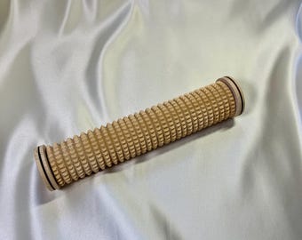 Wooden Foot Roller Massager, Beech Wood Reflexology Roller, Deep Tissue Body Massage Tool