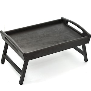 Wooden Bed Tray Table with Foldable Legs | Breakfast tray in bed | Versatile Breakfast Tray | Serving tray