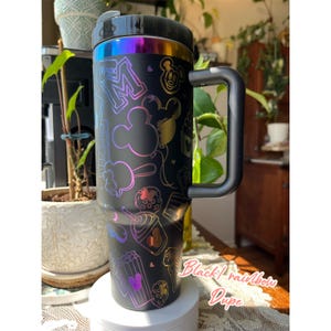 40oz Mainstreet Snacks Tumbler with Handle & Straw, Gift For Him, Gift For Her, Personalized Gifts, Travel Tumbler, 40 oz tumbler cup