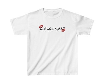 Olivia Rodrigo Bad Idea Right Inspired Baby Tee