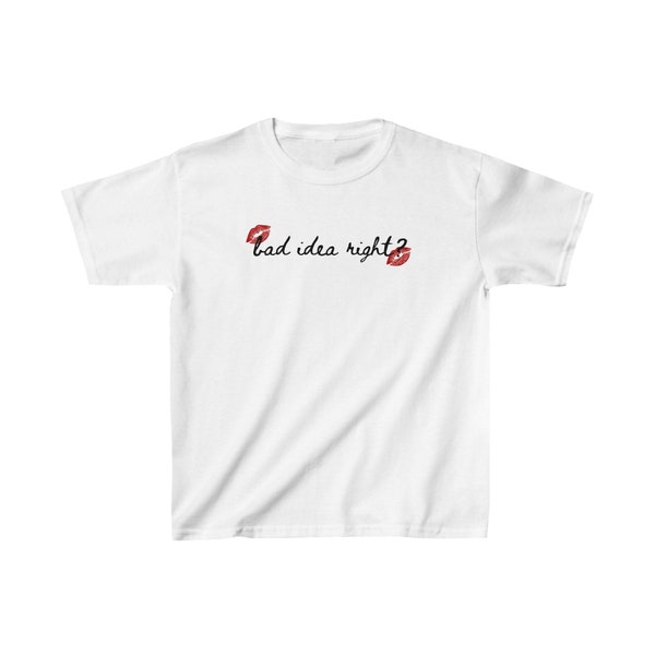 Olivia Rodrigo Bad Idea Right Inspired Baby Tee