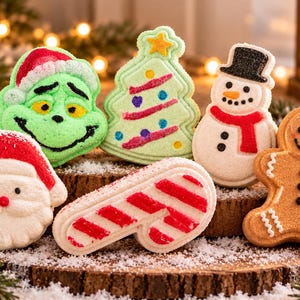 Christmas Bath Bomb with Surprise Toy | Natural for Kids |