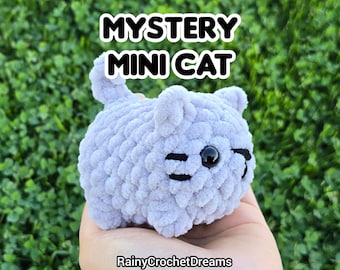 MYSTERY mini cat plushie crochet kitten