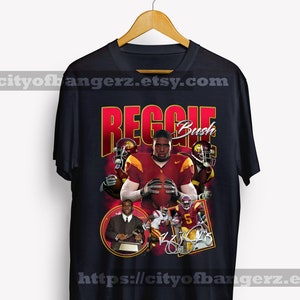 Reggie Bush v1 USC Trojans Fight On Vintage TShirt Throwback 90s Shirt Homage Retro Classic Bootleg Unisex Gift College Football Dreamathon