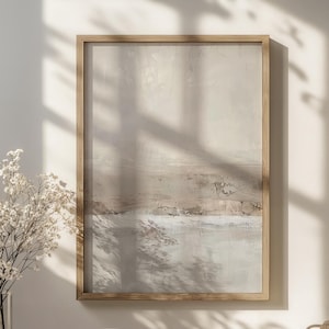 Wabi Sabi Abstract Painting, Japandi Design, Neutral Abstract Art, Beige Wall Art, Minimalist Print, Modern Wall Decor, Digital Download