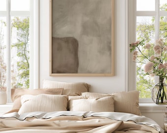 Neutral Minimalist Wabi Sabi Wall Art. Modern Japandi Beige Abstract Printable Decor (Digital Download)