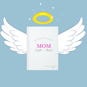 Diario para mamá, Diario de cartas a mi mamá, Regalo del Día de la Madre, Libro de duelo personalizado, Regalo de diario de pérdida, Regalo de recuerdo, Regalo significativo.