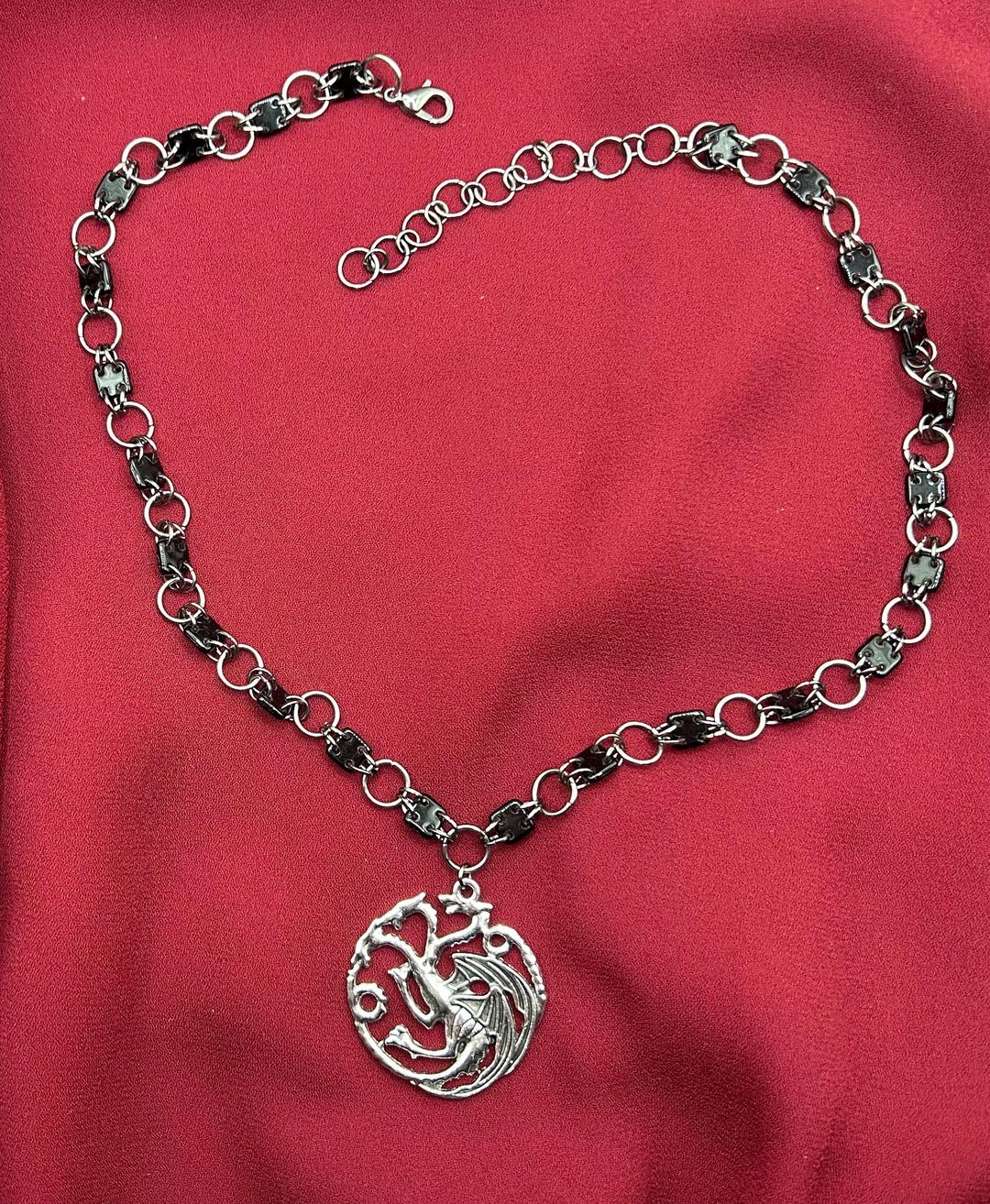 Targaryen Dragon Chain Pendant - Etsy