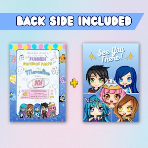Itsfunneh, Funneh Krew, Editable Printable Birthday Party Invitation ...