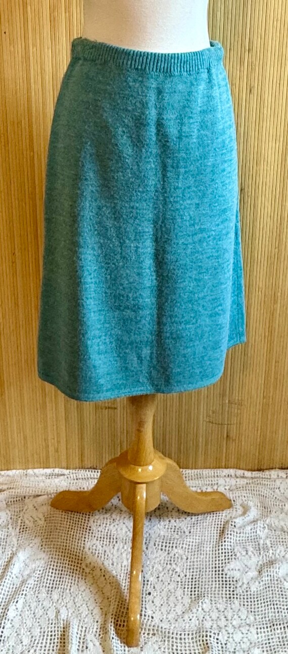 1960’s Bobbie Brooks Robin’s Egg Blue Sweater & K… - image 6