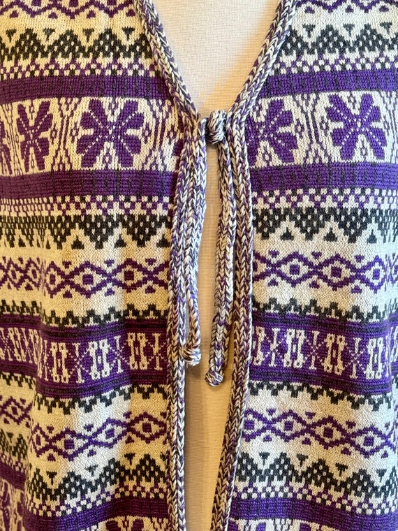 1970’s Sabra Knit Sweater Vest - image 4