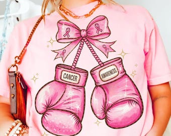 Guantes de boxeo para el cáncer de mama (Png), En octubre vestimos de rosa, Camiseta para el cáncer de mama (Png), Coqueta para el cáncer de mama (Png), Rosa (Png), Cinta rosa (Png)