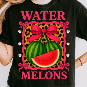 Cheetah Watermelon Coquette Png, Preppy Summer Watermelon Png, Watermelon Festival Png, Boho Summer Watermelon Png, Floral Watermelon Png