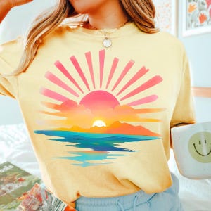 Forever Chasing Sunsets Png, Summer Png Distressed Vintage Sublimation, Retro Beach Shirt Design, Trendy Aesthetic Tropical Vacation Tee Png