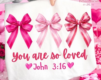 Giovanni 3:16 Png, San Valentino Preppy Png, Sei così amato San Valentino Png, San Valentino Cristiano Png, Versetti della Bibbia Png, Fiocchi da Civetta, San Valentino Png