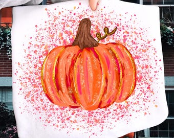 Brushstroke Glitter Halloween Pumpkin Png, Pumpkin Patch Png, Preppy Coquette Pumpkin Bow, Spooky Season Png, Halloween Shirt Sublimation
