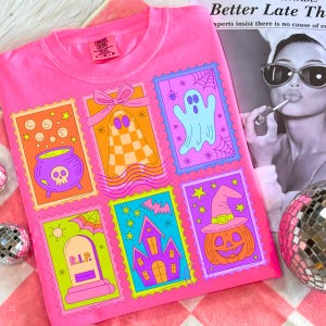 Halloween Neon Ghost Png, Halloween Png, Preppy Halloween Pumpkin Png, Halloween Sublimation, Kids Shirt Halloween Design, Witchy Vibes Png