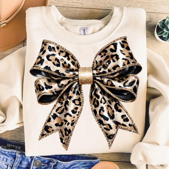Leopard Coquette Bow Png, Coquette Png, Leopard Print Png, Soft Girl Png, Girly Png, Coquette Shirt Design, Sublimation Design, Leopard Png